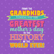 From The Grandkids Mothers Day Card