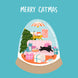 Merry Catmas Christmas Card