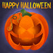Scary Pumpkin Happy Halloween