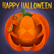 Scary Pumpkin Happy Halloween
