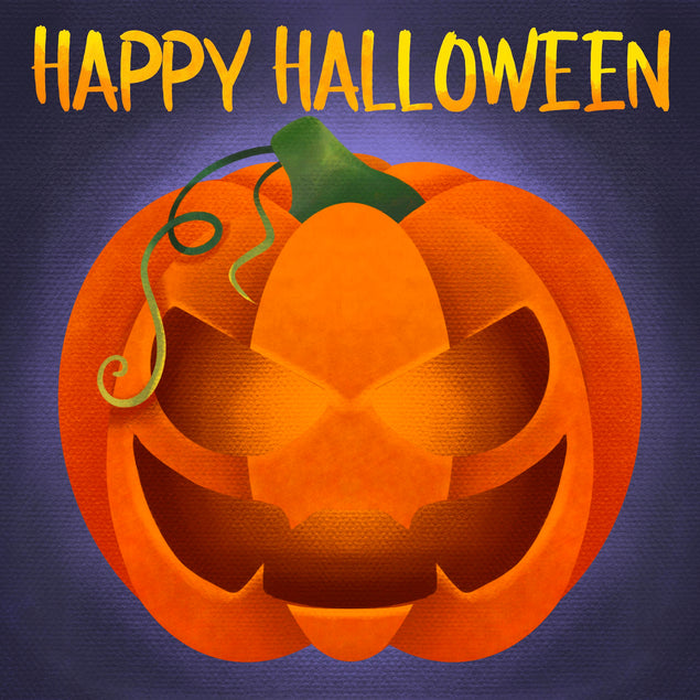 Scary Pumpkin Happy Halloween