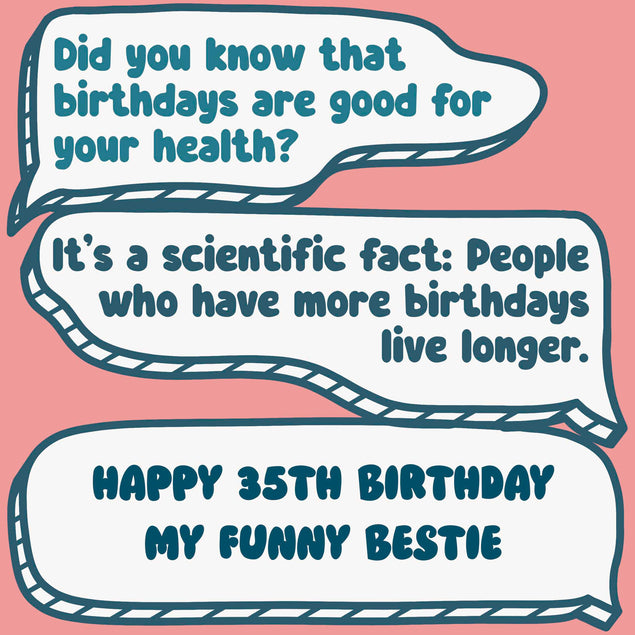 Funny Dialogues Happy 35th Birthday Bestie