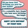 Funny Dialogues Happy 35th Birthday Mum