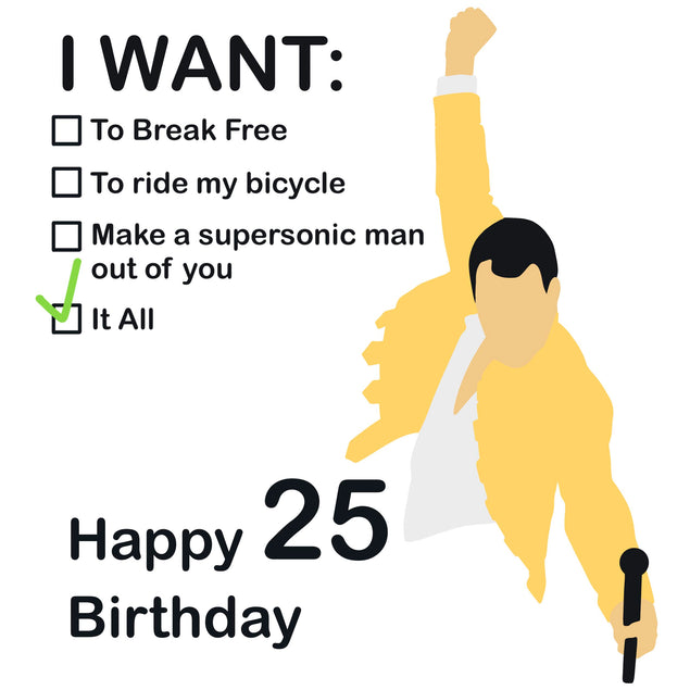 Happy 25th Birthday Freddie Mercury