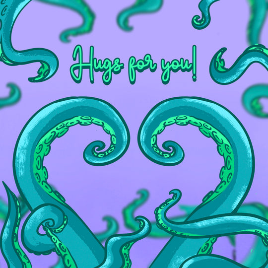 Hugs For You Heart-Shaped Tentacles