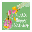 Tulips Wine Happy Birthday Auntie