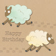 Running Sheep Happy Birthday