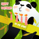 Green Bamboo Background Panda Happy Birthday My Love
