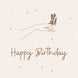 Butterfly On A Hand Happy Birthday