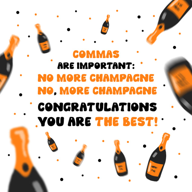 No More Champagne Cogratulations For The Best
