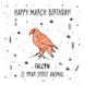 Spirit Animal Happy March Birthday