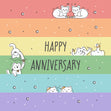 Happy Anniversary LGBTQ+ Kittens And Rings