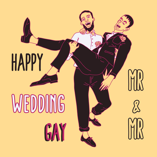 Happy Wedding Gay Mr & Mr