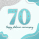Happy 70th Wedding Anniversary Platinum Theme