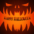 Happy Halloween Scary Pumpkin