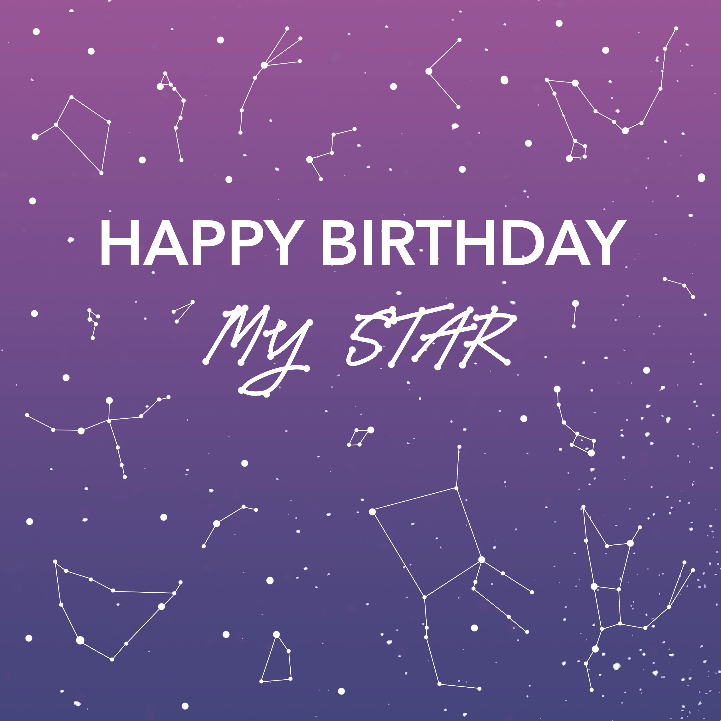 Happy Birthday Constellations Boomf