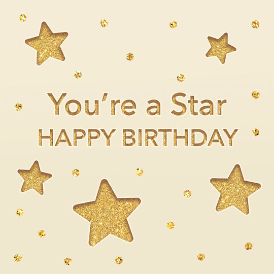 Happy Birthday Shiny Star