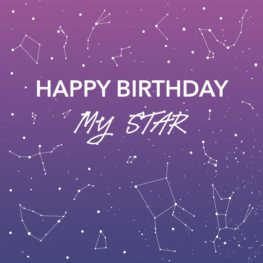 Happy Birthday Constellations