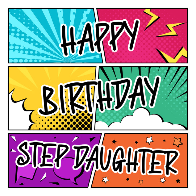 Happy Birthday Stepdaughter Comic Strip
