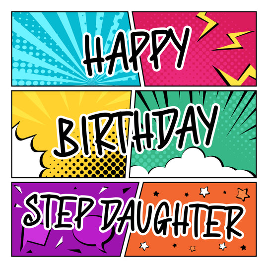 Happy Birthday Stepdaughter Comic Strip