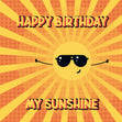 Cool Sun Happy Birthday My Sunshine