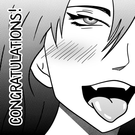 Anime Girl Vampire Congratulations