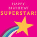 Happy Birthday Superstar Card