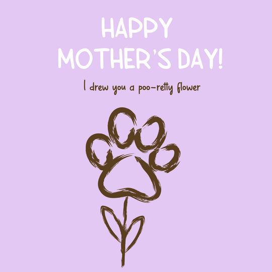 A Poo-Retty Flower Card