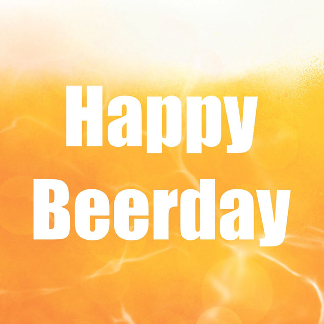 Happy Beerday Card