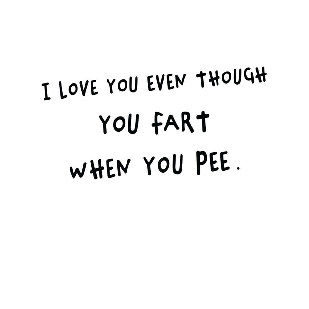 Fart When You Pee Card