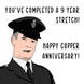 Happy Copper Anniversary Card