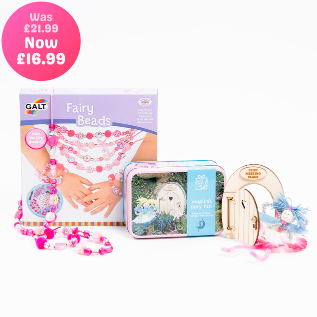 Magical Fairy Fun Tin & Fairy Beads Craft Combo