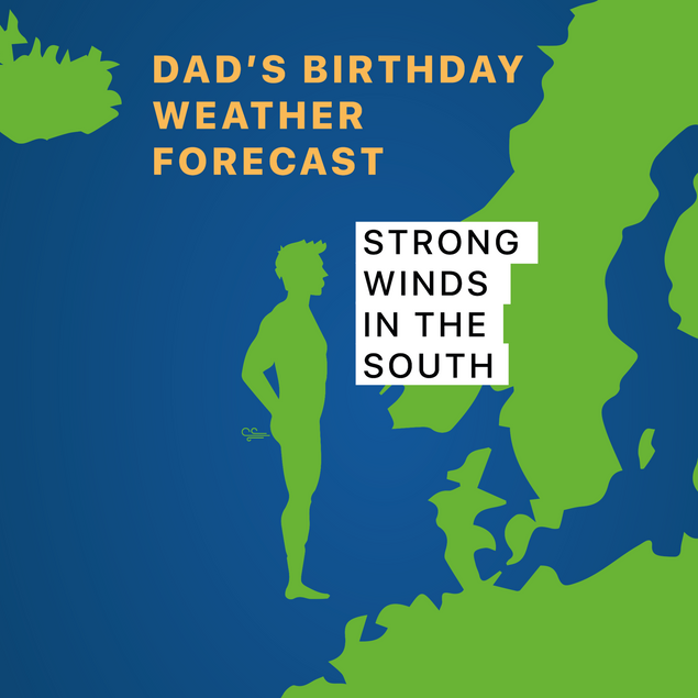 Strong winds in the south coming from dad - 1