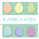 Colourful Eggs Easter Card