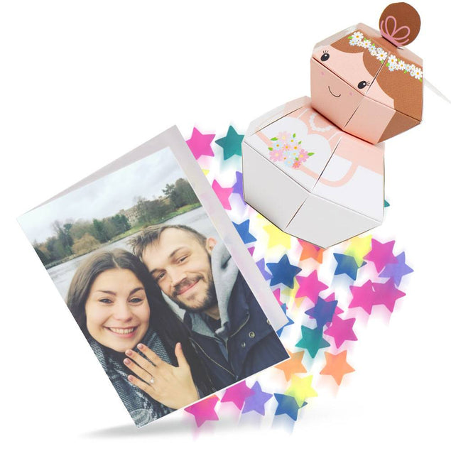 Bride 3D Pop-up Confetti Wild Card