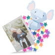 Elephant 3D Pop-up Confetti Wild Card