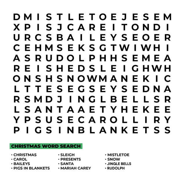 Christmas word search - 1