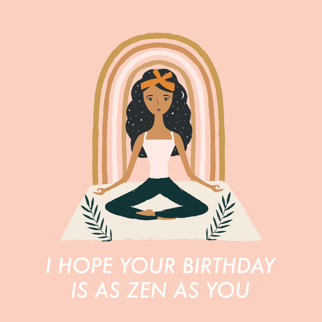 Zen Birthday Card