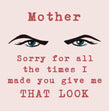 Funny Scowling Mum Mother’s Day Card  - 1
