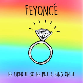 Feyonc‚ Gay Engagement Card