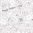 Father's Day Super Dad Doodle Card