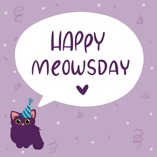 Happy Meowsday Card