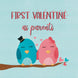 First Valentine As Parents Card