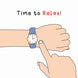Time To Relax Hand Watch Card