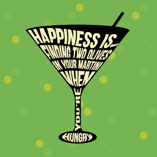 Two Olives In Your Martini Card