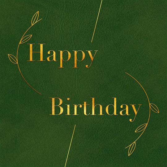Happy Birthday Golden Leaves