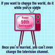 Happy 50th Anniversary Old TV