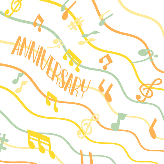 Happy Anniversary Musical Notes