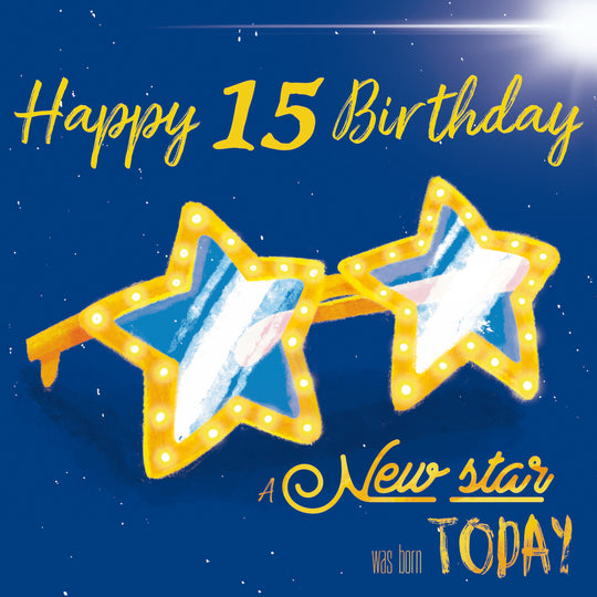 A New Star Was Born Today Happy 15th Birthday