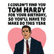 Tom Hardy Card